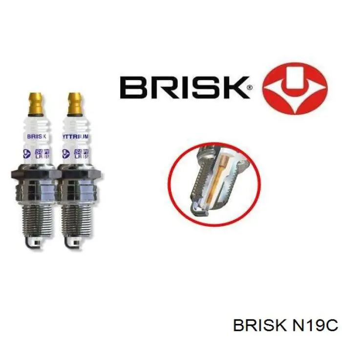 N19C Brisk bujía de encendido