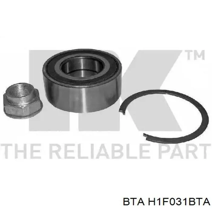 H1F031BTA BTA cojinete de rueda delantero