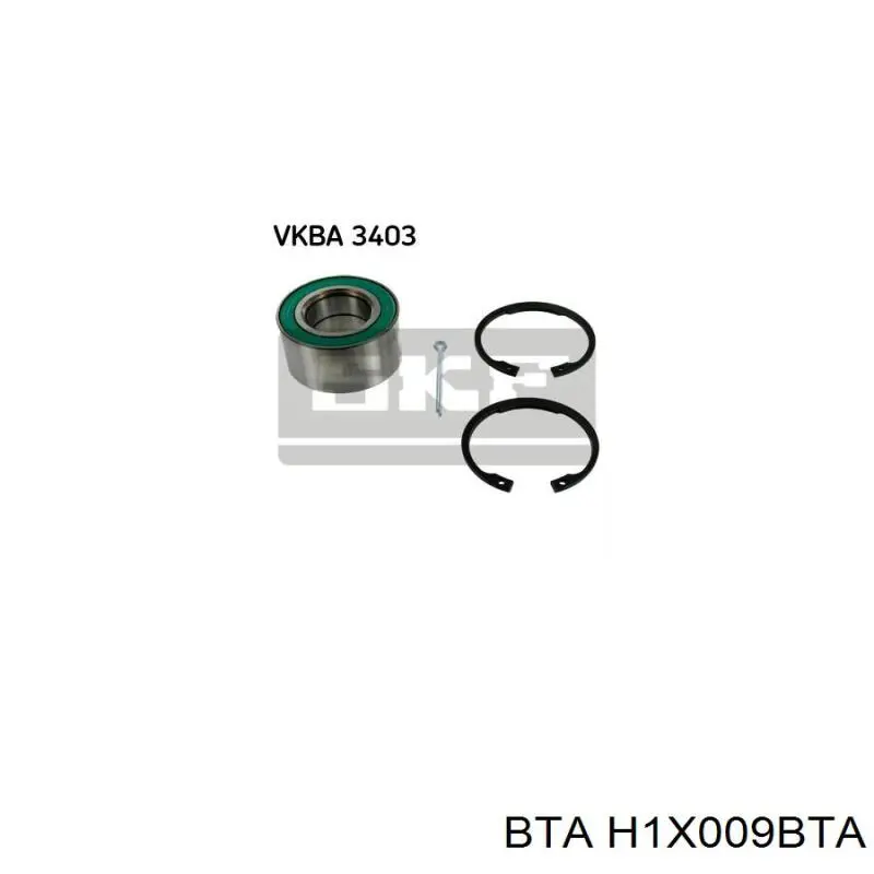 H1X009BTA BTA cojinete de rueda delantero