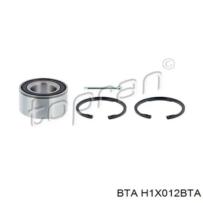 H1X012BTA BTA cojinete de rueda delantero