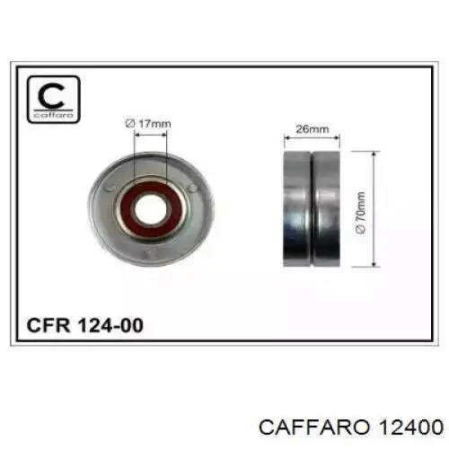 8415-29DC Fitshi polea inversión / guía, correa poli v