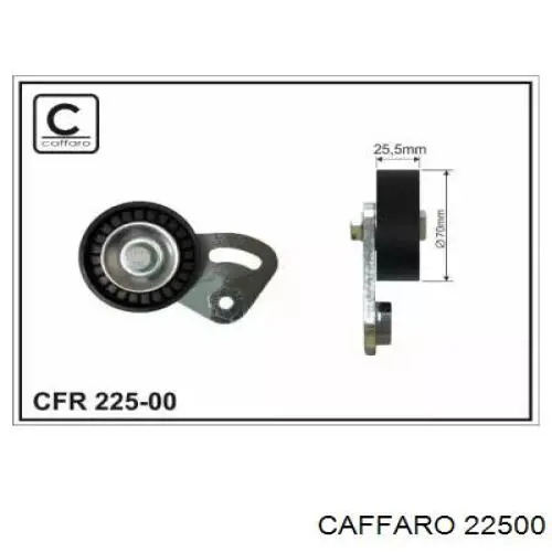 225-00 Caffaro rodillo, correa trapecial poli v