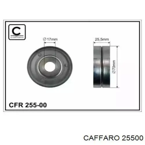 255-00 Caffaro rodillo, correa trapecial poli v