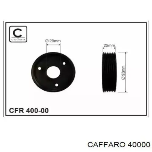  Polea, servobomba para Renault Kangoo KC0