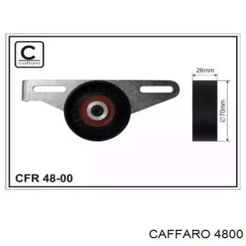 48-00 Caffaro tensor de correa, correa poli v