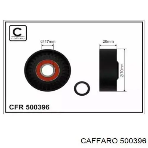  Rodillo, correa trapecial poli V para Hyundai IX55 