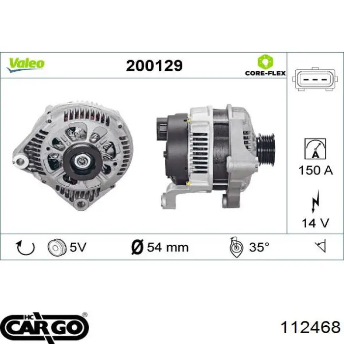 112468 Cargo alternador