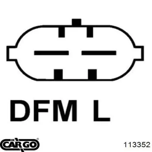 6204119 Opel alternador