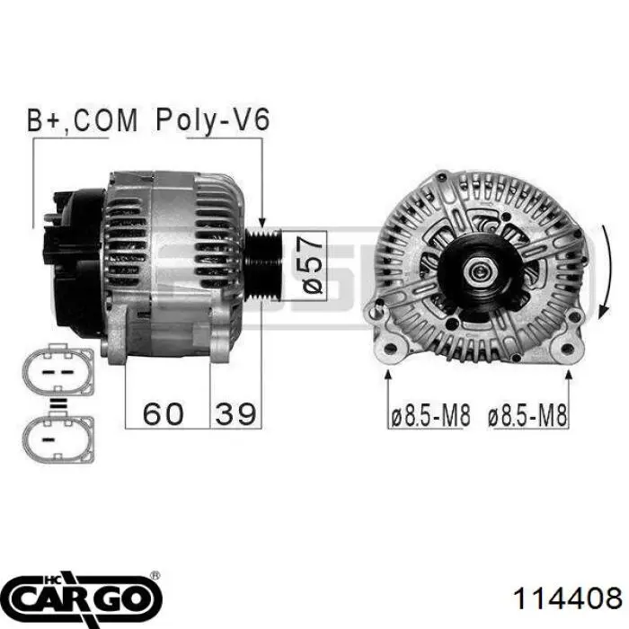 114408 Cargo alternador