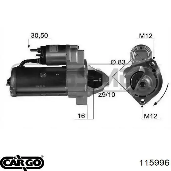 S0610S As-pl motor de arranque