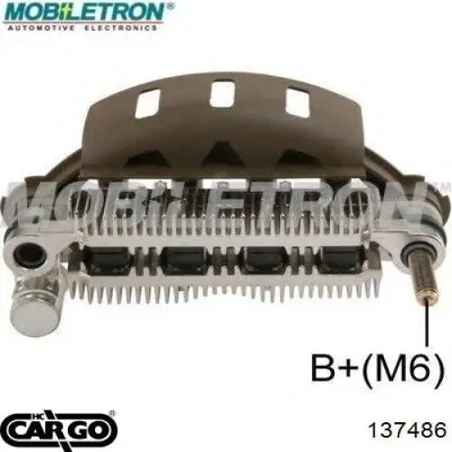 137486 Cargo alternador diodo puente rectificador