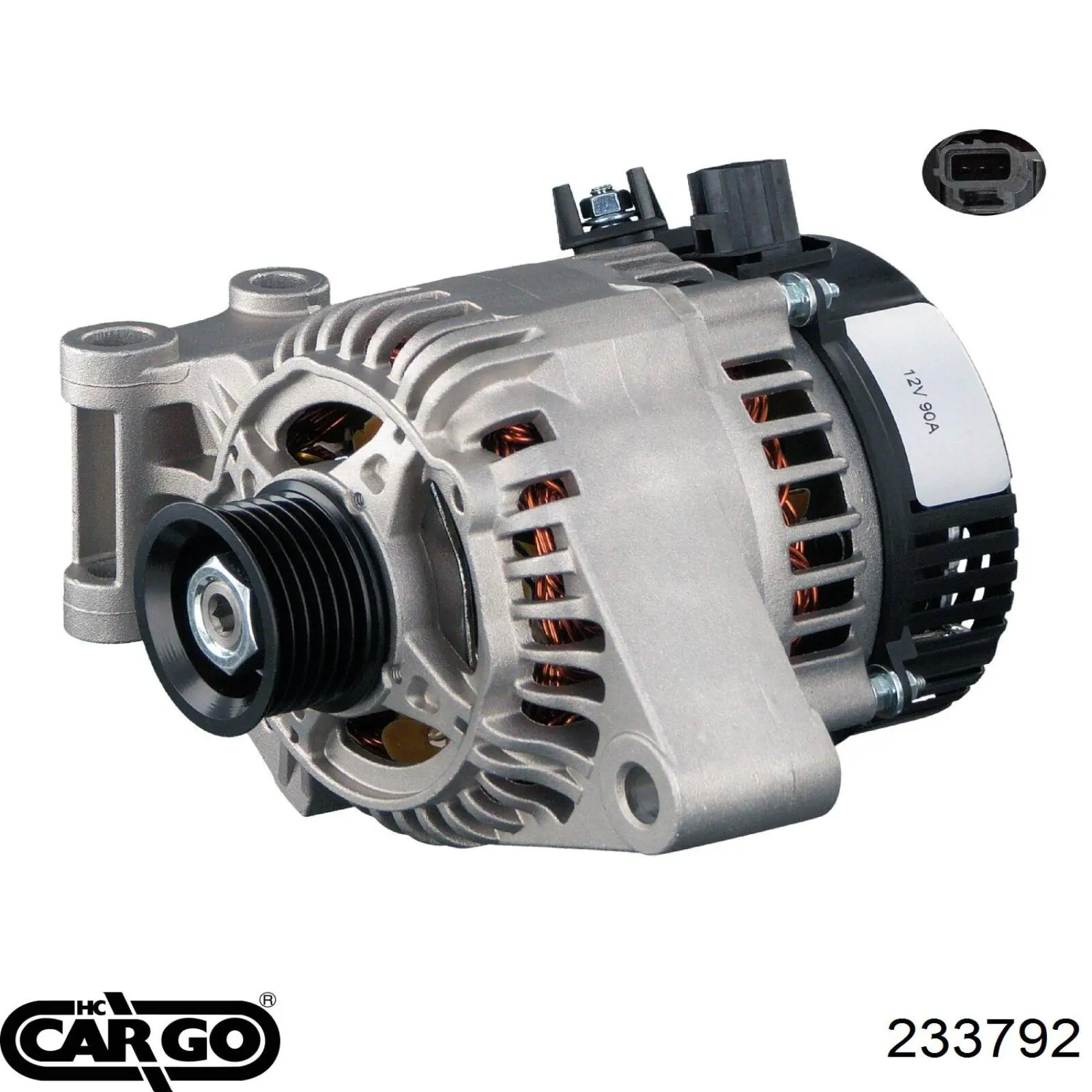 233792 Cargo alternador diodo puente rectificador