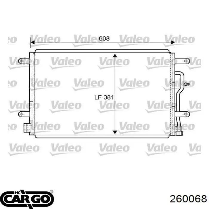 260068 Cargo condensador aire acondicionado