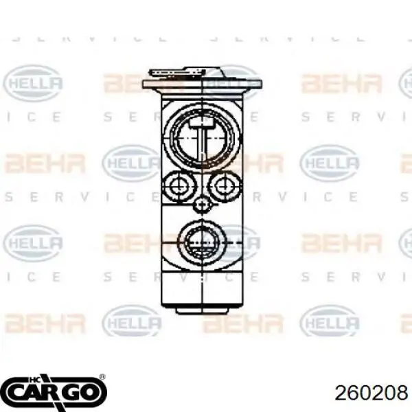 260208 Cargo válvula de expansión, aire acondicionado