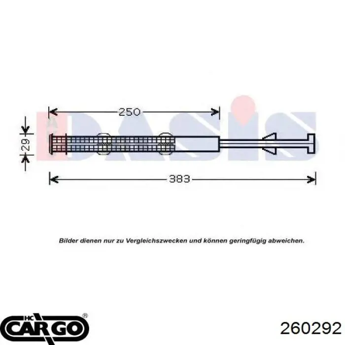 260292 Cargo receptor-secador del aire acondicionado