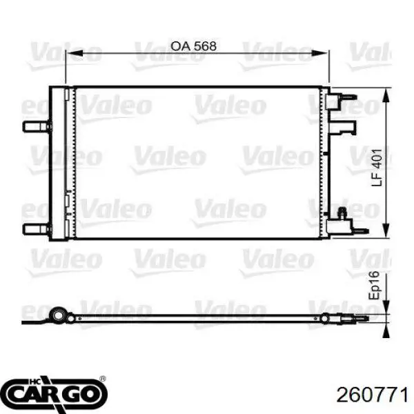 260771 Cargo condensador aire acondicionado