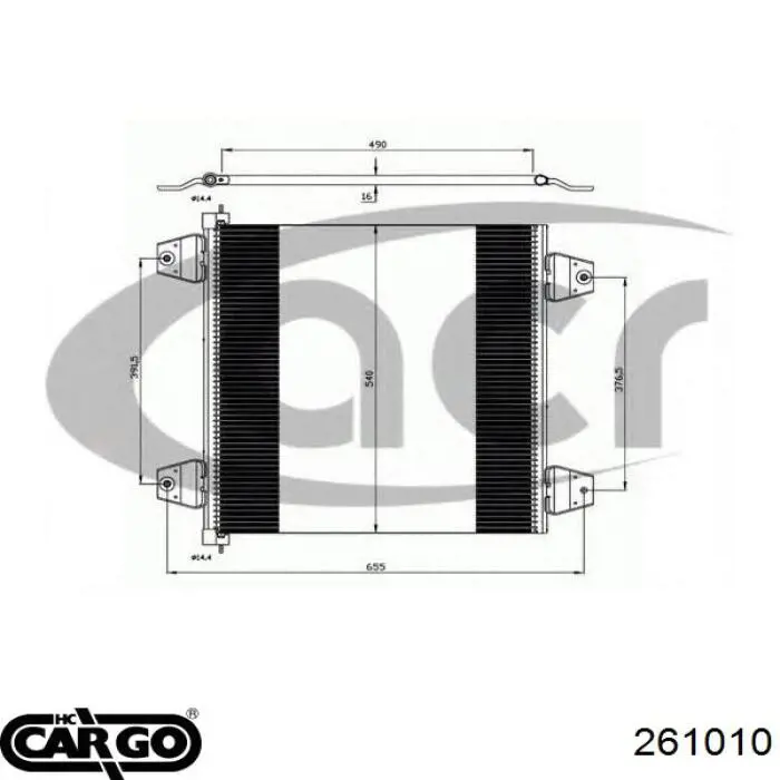 261010 Cargo condensador aire acondicionado