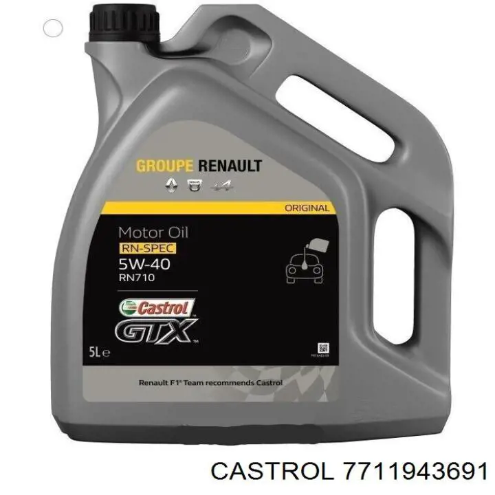 7711943691 Castrol aceite de motor