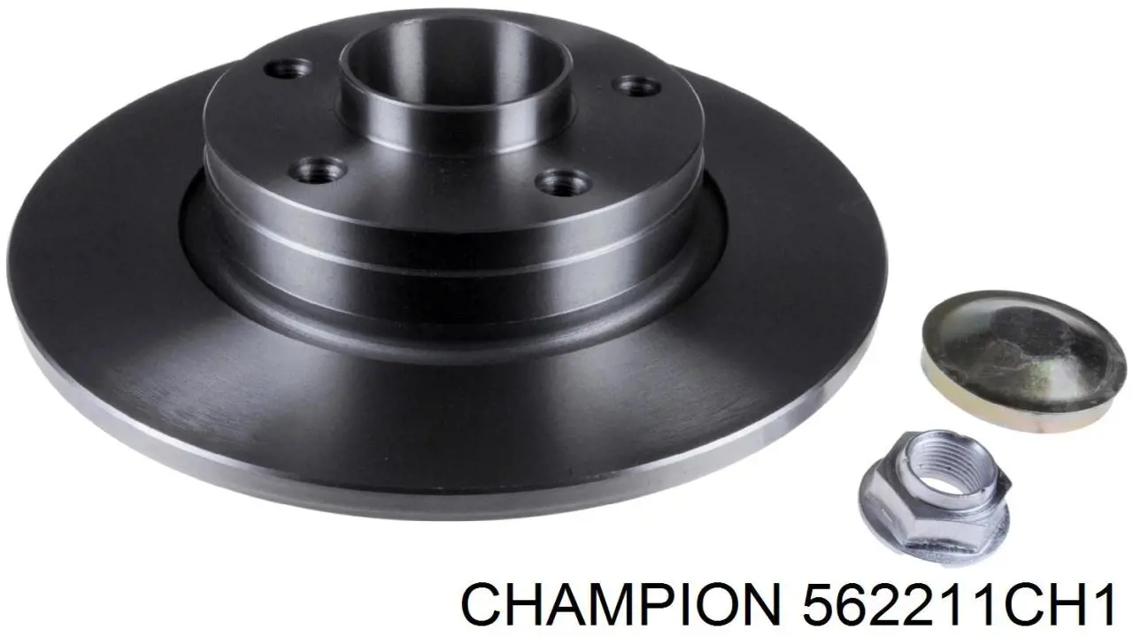 562211CH-1 Champion disco de freno trasero