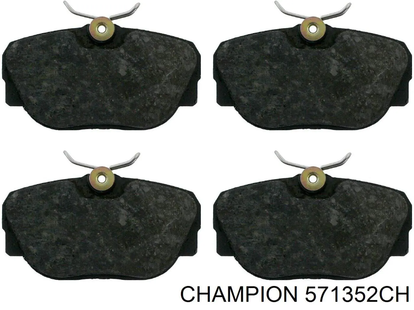 571352CH Champion pastillas de freno delanteras