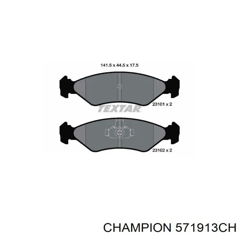 YS6J2K021AA Ford pastillas de freno delanteras