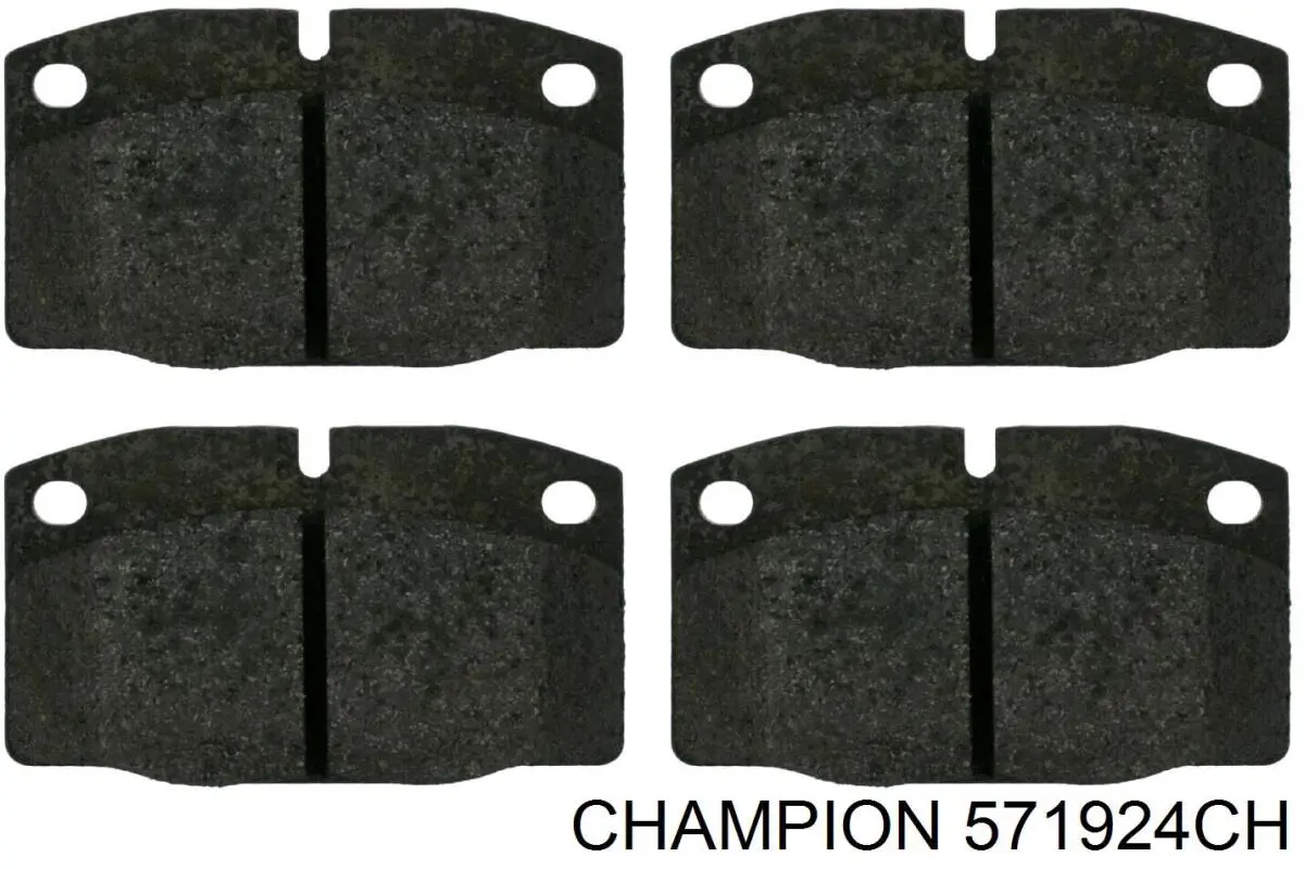 571924CH Champion pastillas de freno delanteras