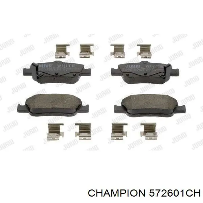 572601CH Champion pastillas de freno traseras