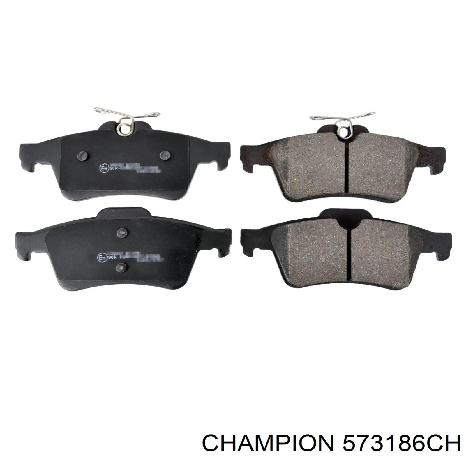 573186CH Champion pastillas de freno traseras