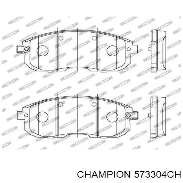 573304CH Champion pastillas de freno delanteras