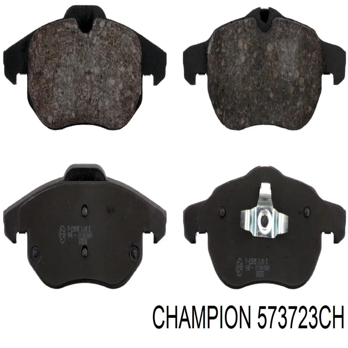 573723CH Champion pastillas de freno delanteras