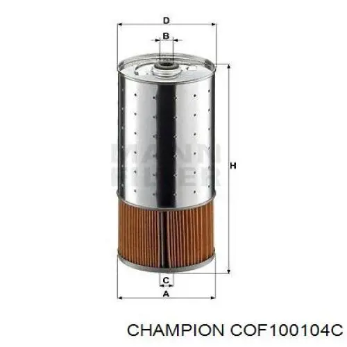  Filtro de aceite para Mercedes E C123