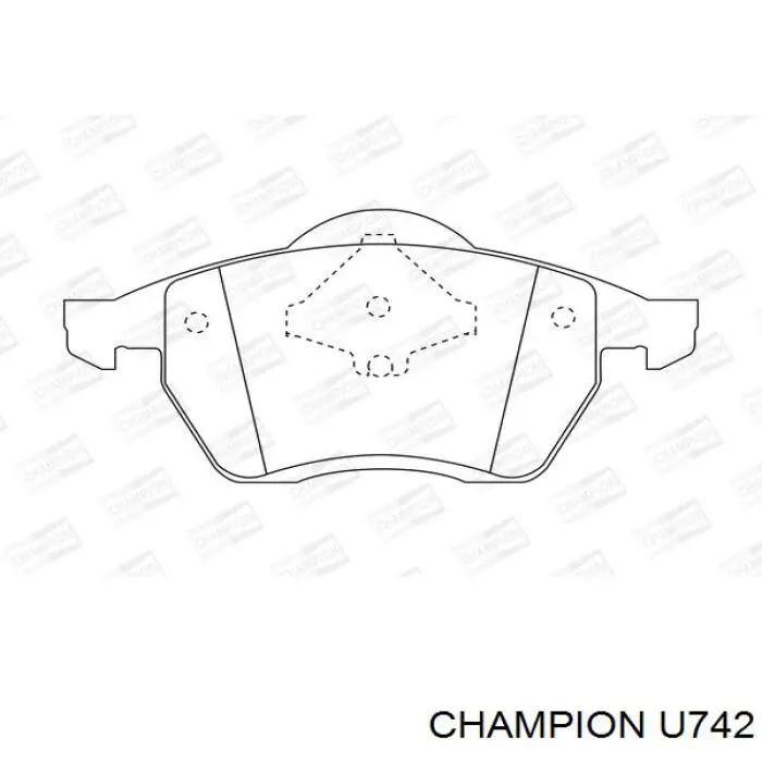 U742 Champion filtro de aire