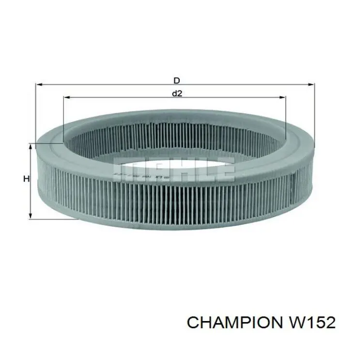 CAF100152R Champion filtro de aire