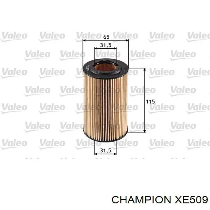 XE509 Champion filtro de aceite