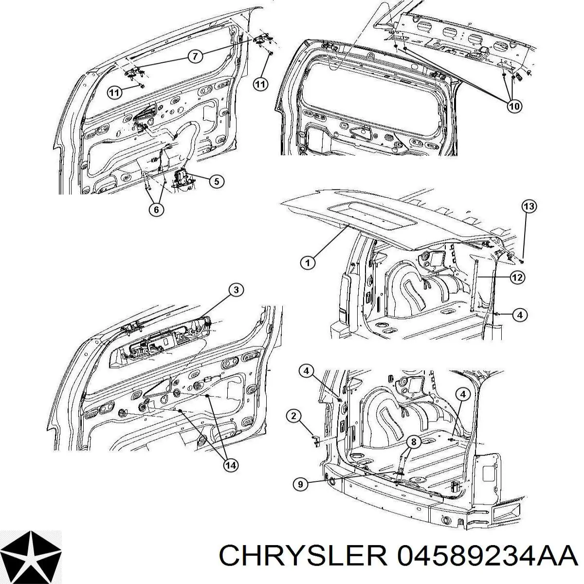 04589234AA Fiat/Alfa/Lancia 