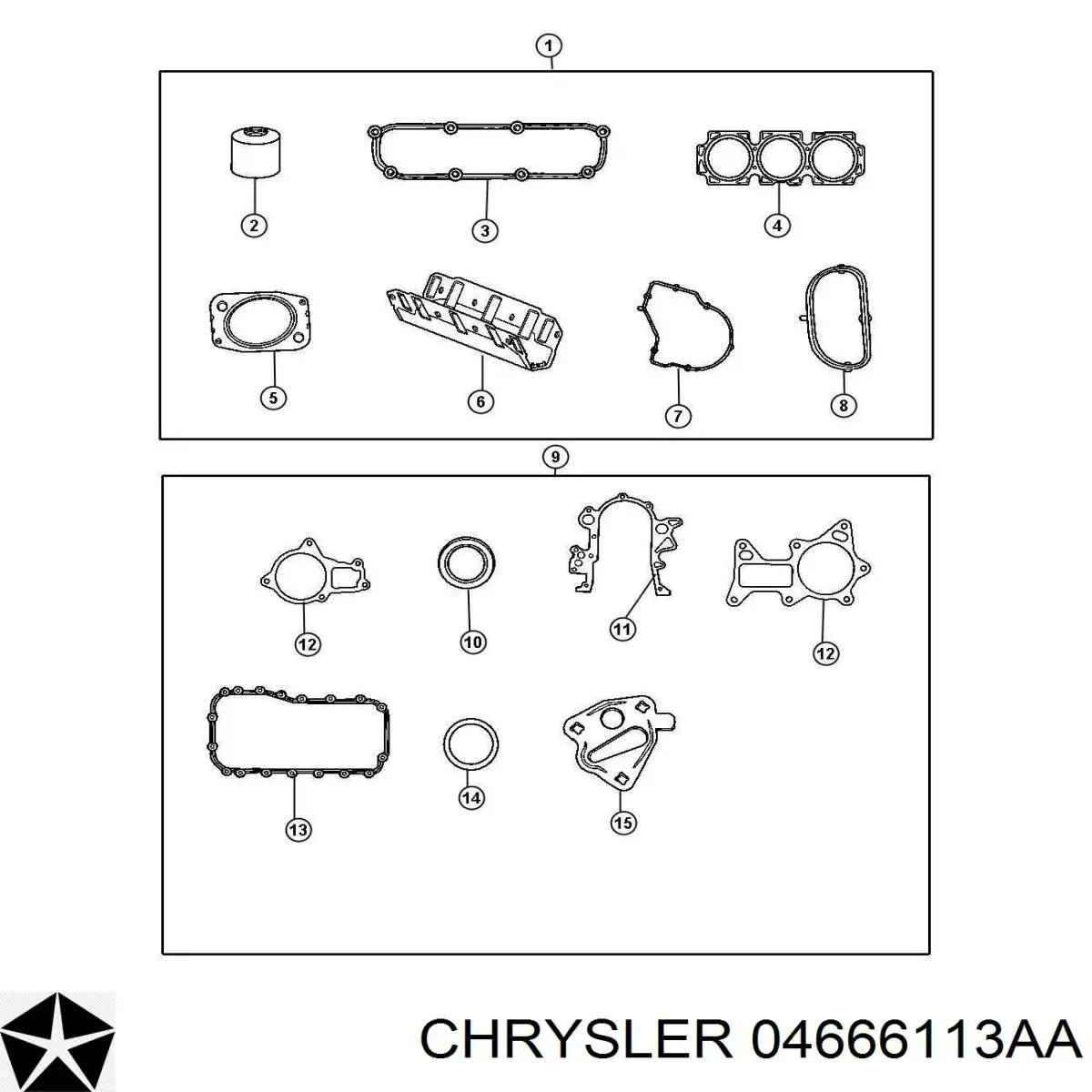 04666113AA Chrysler 