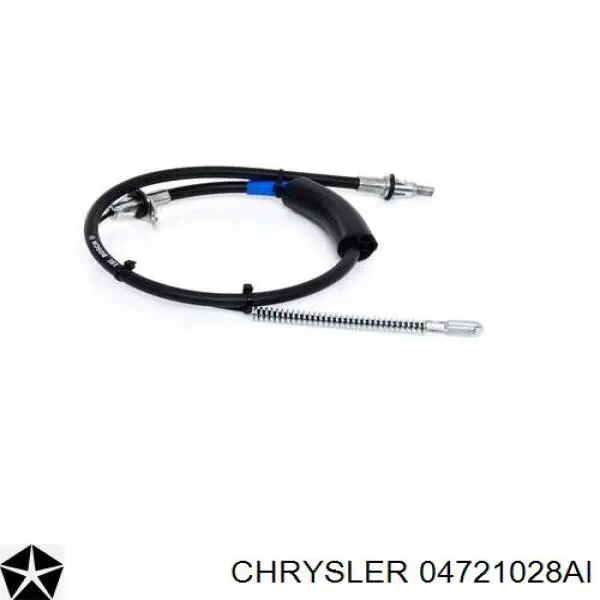 04721028AI Chrysler cable de freno de mano trasero derecho