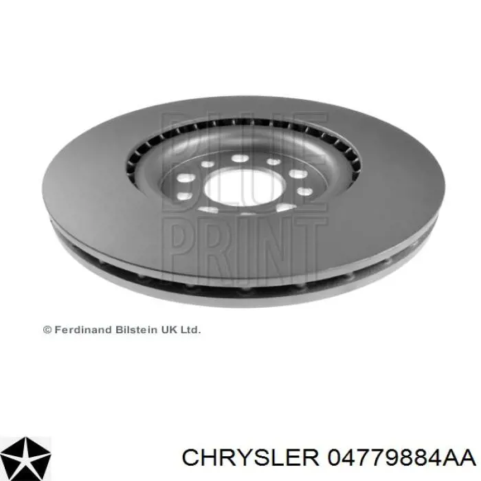 04779884AA Chrysler freno de disco delantero