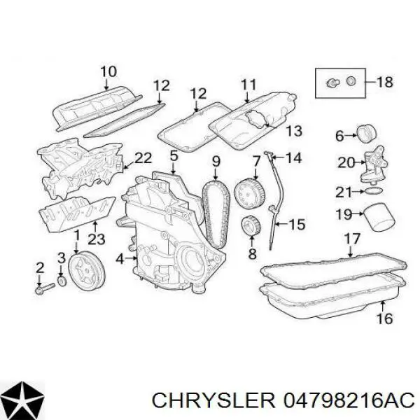 04798216AC Chrysler 