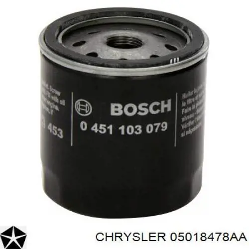 05018478AA Chrysler filtro de aceite