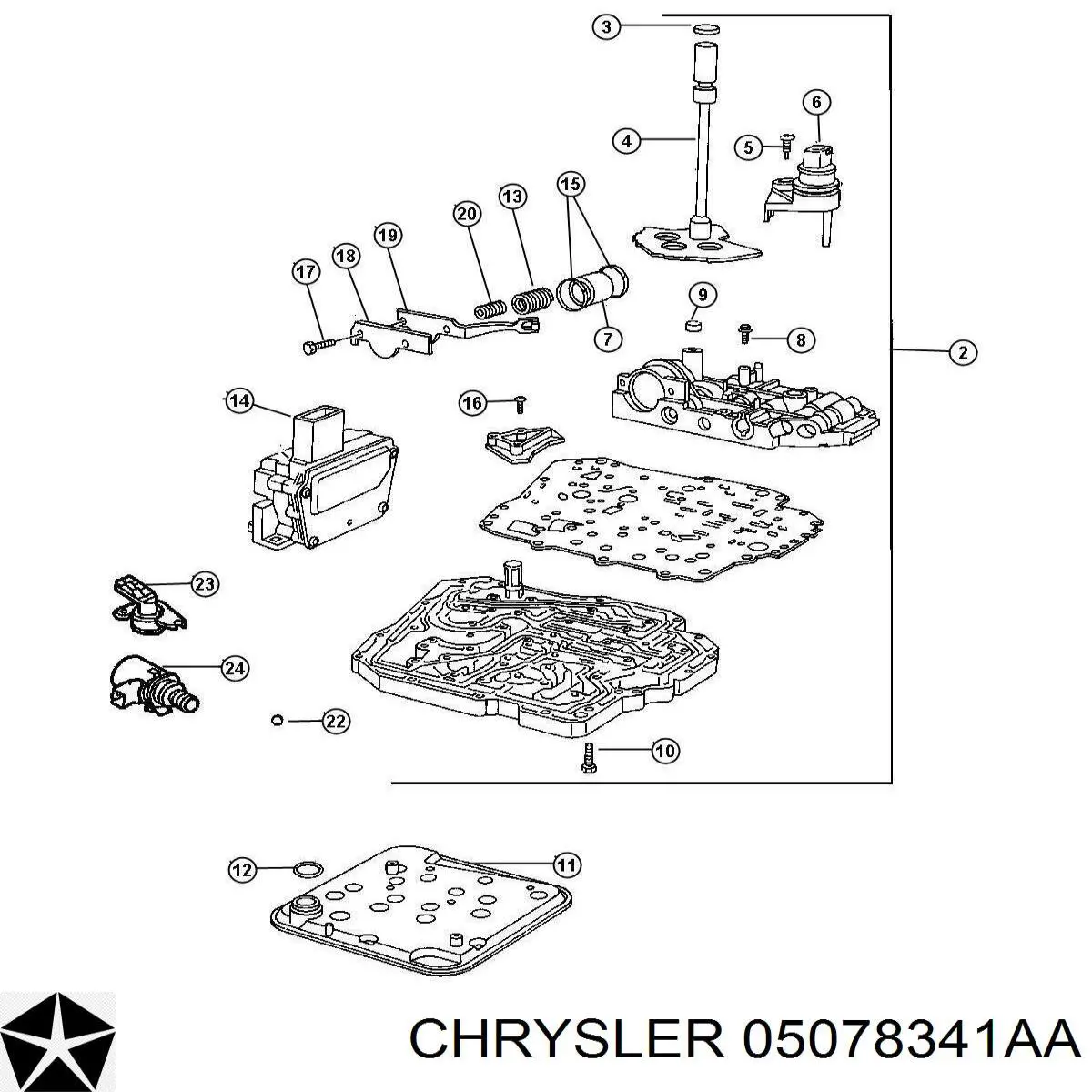 5078341AA Chrysler 