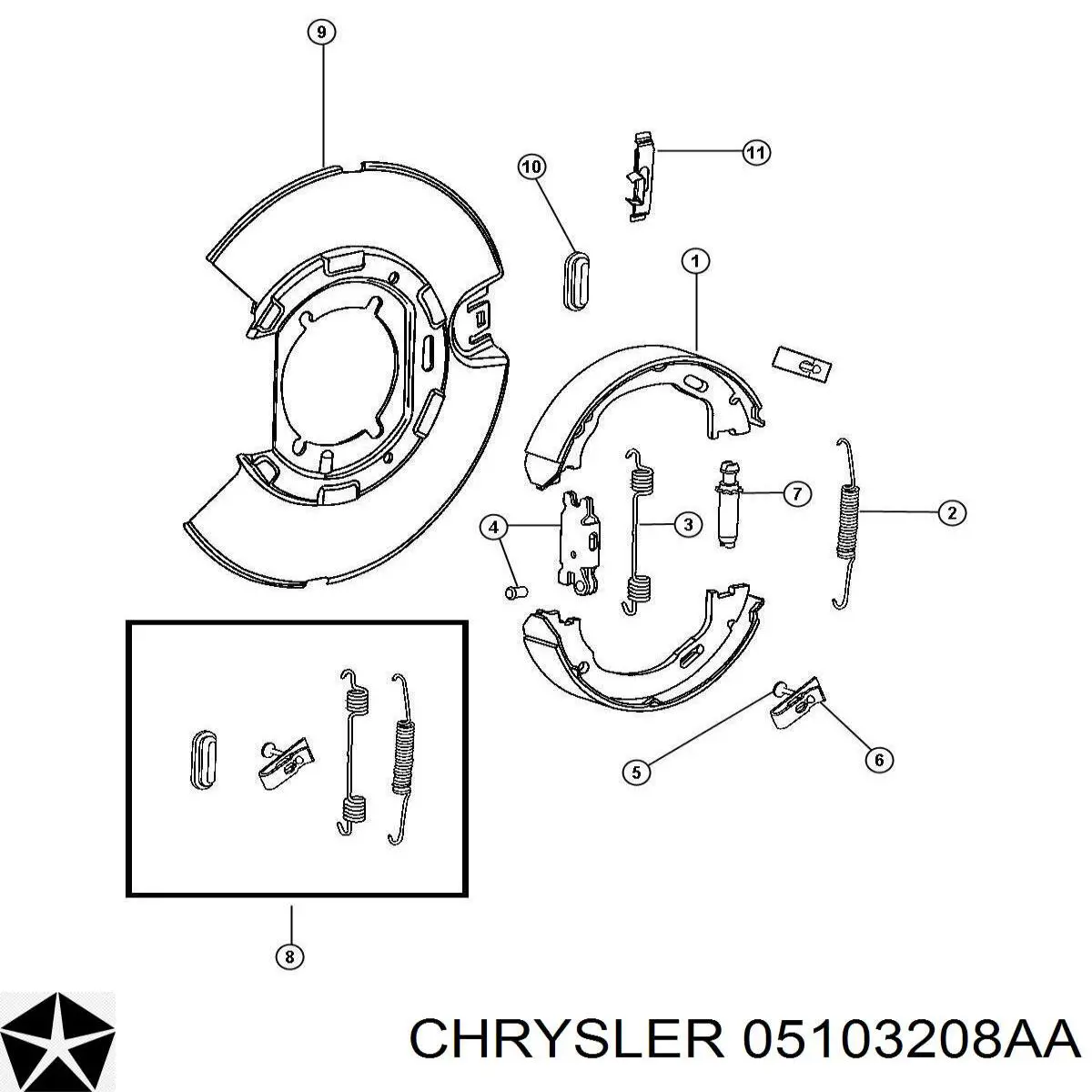 05103208AA Chrysler 