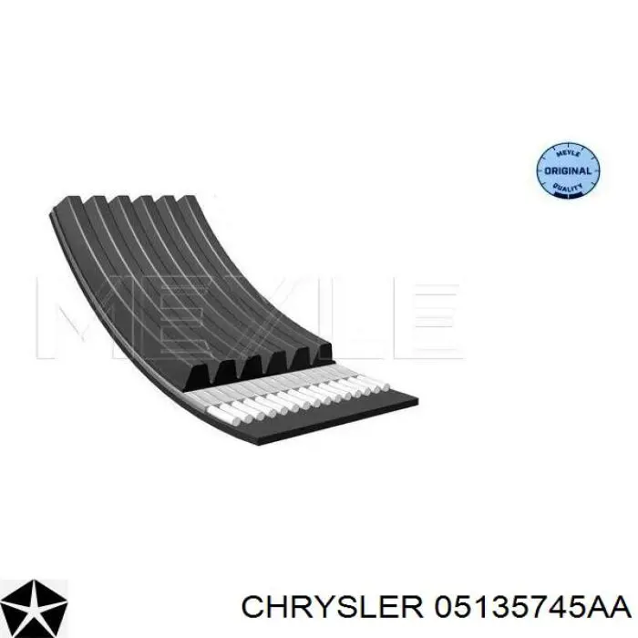 05135745AA Chrysler correa trapezoidal