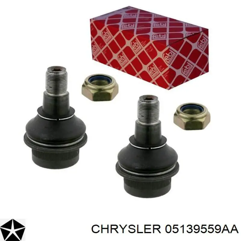 05139559AA Chrysler rótula de suspensión inferior