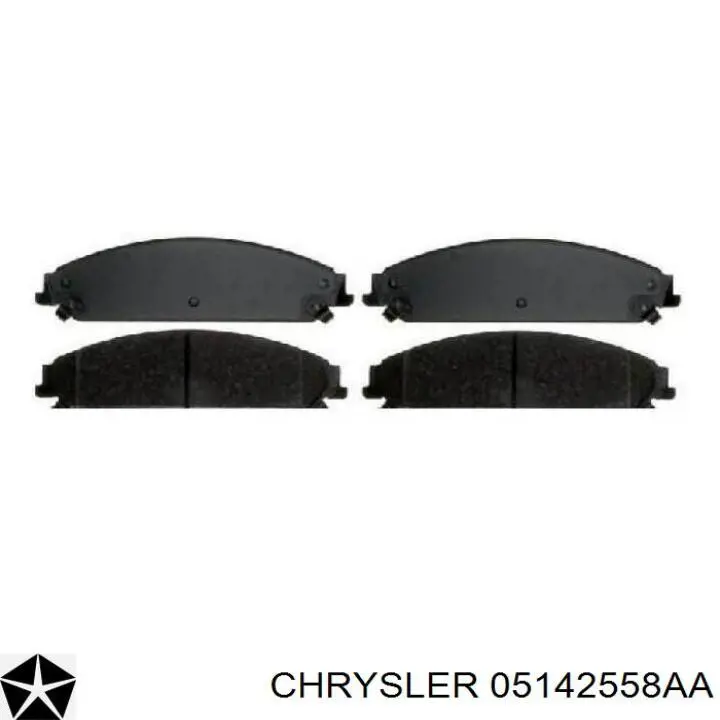 05142558AA Chrysler pastillas de freno delanteras