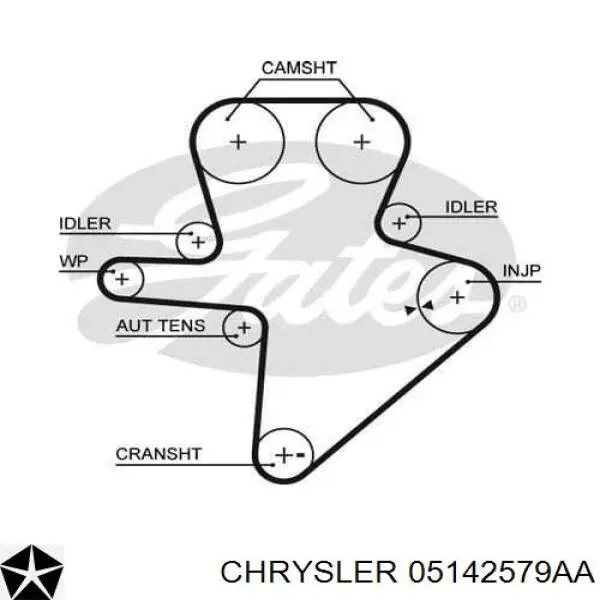 05142579AA Chrysler correa distribucion