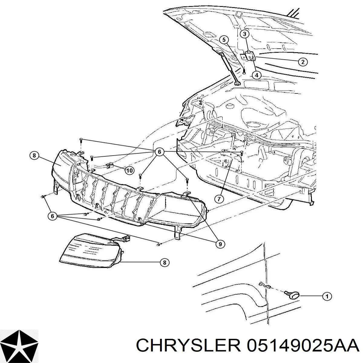  Sensor, temperaura exterior para Jeep Liberty/Cherokee 