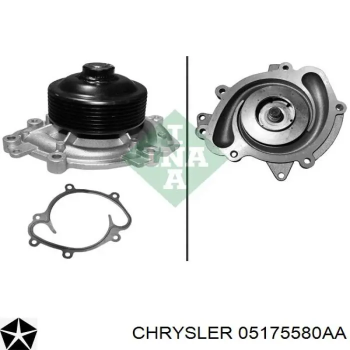 05175580AA Chrysler bomba de agua