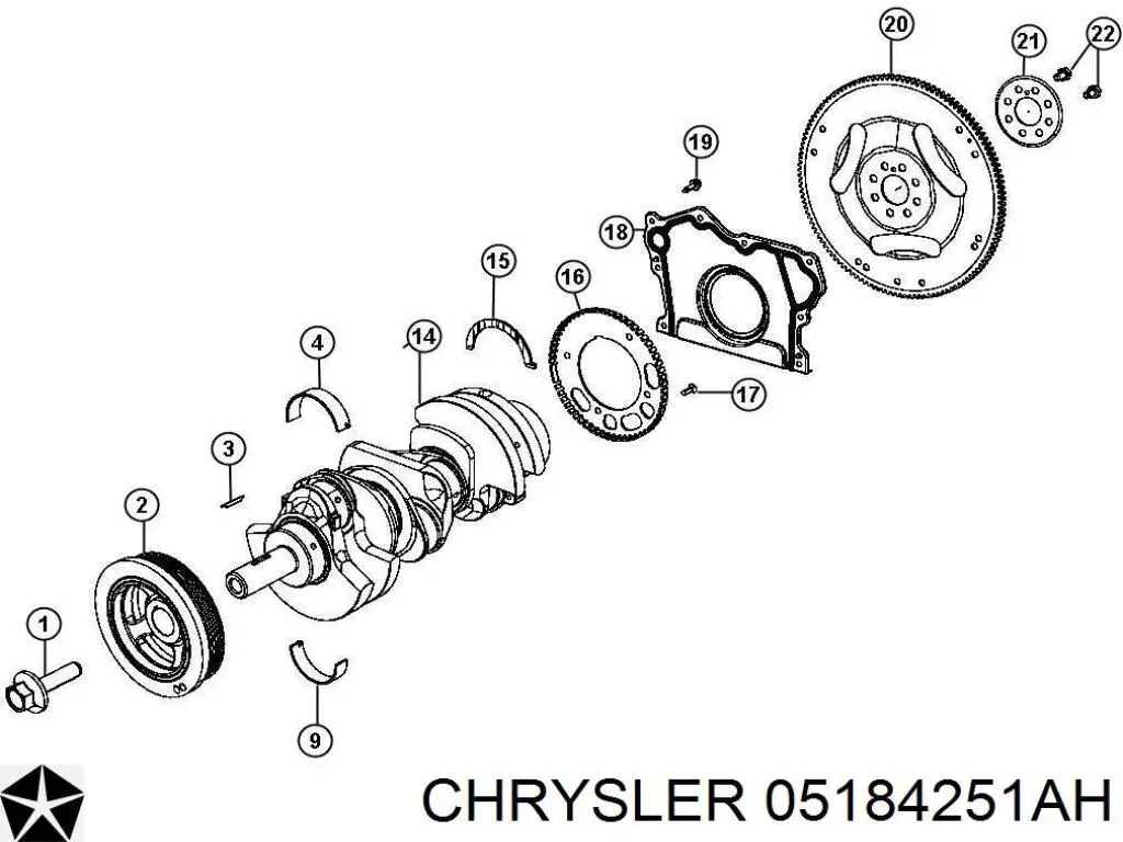  Cigüeñal para Dodge Challenger 