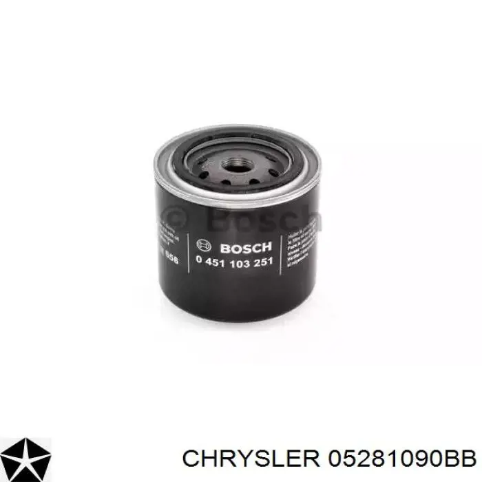 05281090BB Chrysler filtro de aceite